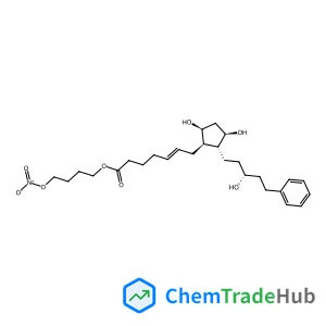 4-(Nitrooxy)butyl (5E)-7-{(1R,2R,3R,5S)-3,5-dihydroxy-2-[(3R)-3-hydroxy-5-phenylpentyl]cyclopentyl}-5-heptenoate