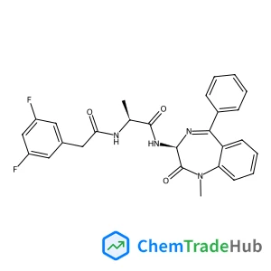 N~2~-[(3,5-Difluorophenyl)acetyl]-N-[(3S)-1-methyl-2-oxo-5-phenyl-2,3-dihydro-1H-1,4-benzodiazepin-3-yl]-L-alaninamide