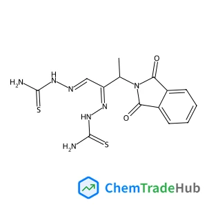 (2E,2'E)-2,2'-[(1E,2E)-3-(1,3-Dioxo-1,3-dihydro-2H-isoindol-2-yl)-1,2-butanediylidene]dihydrazinecarbothioamide