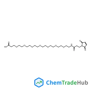 28-(2,5-Dioxo-2,5-dihydro-1H-pyrrol-1-yl)-26-oxo-4,7,10,13,16,19,22-heptaoxa-25-azaoctacosan-1-oic acid