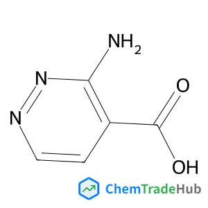 3-Amino-4-pyridazinecarboxylic acid structure 3-Amino-4-pyridazinecarboxylic acid structure
