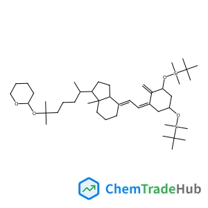 (((1A,3B,5Z,7E)-25-((TETRAHYDRO-2H-PYRAN-2-YL)OXY)-9,10-SECOCHOLESTA-5,7,10(19)-TRIENE-1,3-DIYL)BIS(OXY))BIS((1,1-DIMETHYLETHYL)DIMETHYLSILANE)