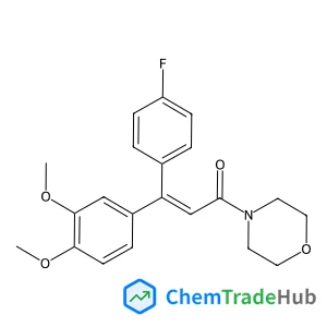 Morpholine,4-[3-(3,4-dimethoxyphenyl)-3-(4-fluorophenyl)-1-oxo-2-propenyl]-