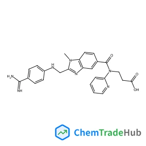 N-[(2-{[(4-Carbamimidoylphenyl)amino]methyl}-1-methyl-1H-benzimidazol-5-yl)carbonyl]-N-2-pyridinyl-beta-alanine