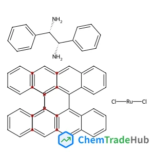 dichlororuthenium; (1S,2S)-1,2-diphenylethane-1,2-diamine; [1-(2-diphenylphosphanyl-1-naphthyl)-2-naphthyl]-diphenyl-phosphane
