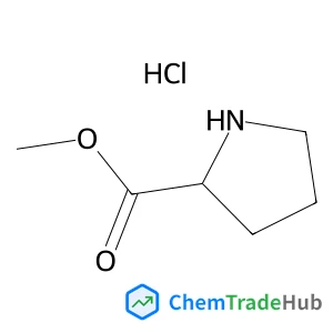 Methyl L-prolinate hydrochloride (1:1) Chemical_Structure_Of