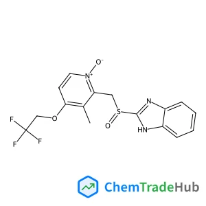 2-({[3-Methyl-1-oxido-4-(2,2,2-trifluoroethoxy)-2-pyridinyl]methyl}sulfinyl)-1H-benzimidazole