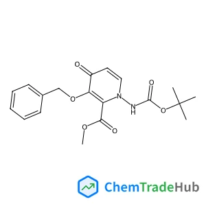 Methyl 3-(benzyloxy)-1-({[(2-methyl-2-propanyl)oxy]carbonyl}amino)-4-oxo-1,4-dihydro-2-pyridinecarboxylate