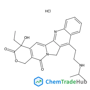 (4S)-4-Ethyl-4-hydroxy-11-[2-(isopropylamino)ethyl]-1H-pyrano[3',4':6,7]indolizino[1,2-b]quinoline-3,14(4H,12H)-dione hydrochloride (1:1)