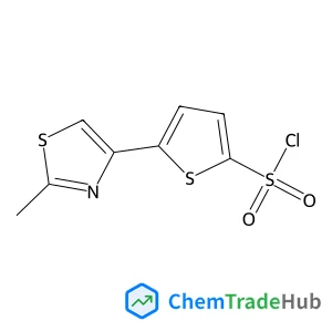 5-(2-Methyl-1,3-thiazol-4-yl)-2-thiophenesulfonyl chloride structure 5-(2-Methyl-1,3-thiazol-4-yl)-2-thiophenesulfonyl chloride structure