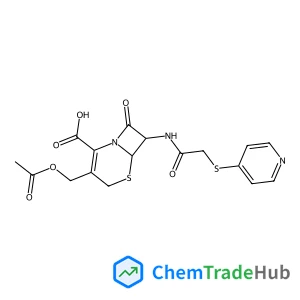 (6R,7R)-3-(Acetoxymethyl)-8-oxo-7-{[(4-pyridinylsulfanyl)acetyl]amino}-5-thia-1-azabicyclo[4.2.0]oct-2-ene-2-carboxylic acid