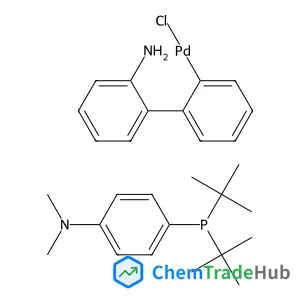 4-[Bis(2-methyl-2-propanyl)phosphino]-N,N-dimethylaniline - (2'-amino-2-biphenylyl)(chloro)palladium (1:1)