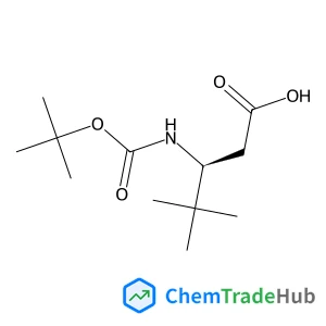 (3S)-4,4-Dimethyl-3-({[(2-methyl-2-propanyl)oxy]carbonyl}amino)pentanoic acid