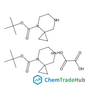 2-Methyl-2-propanyl 4,7-diazaspiro[2.5]octane-4-carboxylate ethanedioate (2:1)