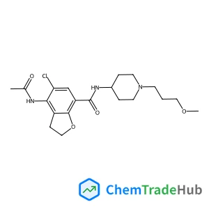 7-Benzofurancarboxamide, 4-(acetylamino)-5-chloro-2,3-dihydro-N-[1-(3-methoxypropyl)-4-piperidinyl]- (ACI)