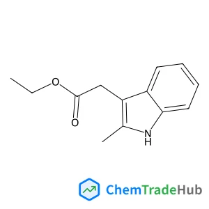 Ethyl (2-methyl-1H-indol-3-yl)acetate structure Ethyl (2-methyl-1H-indol-3-yl)acetate structure