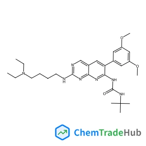 1-[2-{[4-(Diethylamino)butyl]amino}-6-(3,5-dimethoxyphenyl)pyrido[2,3-d]pyrimidin-7-yl]-3-(2-methyl-2-propanyl)urea