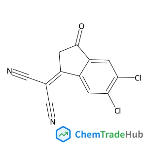(5,6-Dichloro-3-oxo-2,3-dihydro-1H-inden-1-ylidene)malononitrile