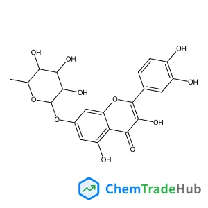2-(3,4-Dihydroxyphenyl)-3,5-dihydroxy-4-oxo-4H-chromen-7-yl 6-deoxy-alpha-L-mannopyranoside