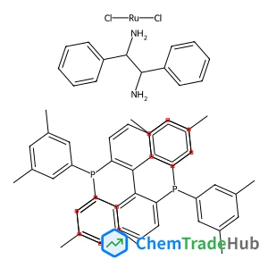 [1-[2-bis(3,5-dimethylphenyl)phosphanyl-1-naphthyl]-2-naphthyl]-bis(3,5-dimethylphenyl)phosphane;dichlororuthenium;(1R,2R)-1,2-diphenylethane-1,2-diamine