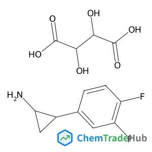 (2R,3R)-2,3-Dihydroxysuccinic acid - (1R,2S)-2-(3,4-difluorophenyl)cyclopropanamine (1:1)