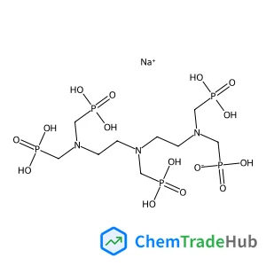 Sodium hydrogen [10,10-dihydroxy-10-oxido-2,5,8-tris(phosphonomethyl)-2,5,8-triaza-10lambda~5~-phosphadec-1-yl]phosphonate