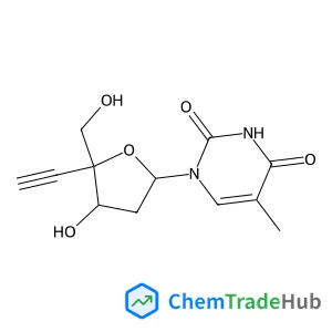 1-[(2R,4S,5R)-5-ethynyl-4-hydroxy-5-(hydroxymethyl)oxolan-2-yl]-5-methylpyrimidine-2,4-dione