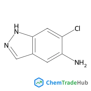 6-Chloro-1H-indazol-5-amine Chemical_Structure_Of