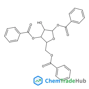 1,3,5-Tri-O-benzoyl-D-ribofuranose Chemical_Structure_Of