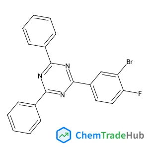 2-(3-Bromo-4-fluorophenyl)-4,6-diphenyl-1,3,5-triazine