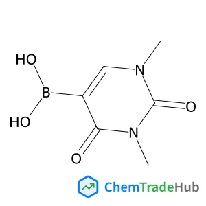 (1,3-Dimethyl-2,4-dioxo-1,2,3,4-tetrahydro-5-pyrimidinyl)boronic acid (1,3-Dimethyl-2,4-dioxo-1,2,3,4-tetrahydro-5-pyrimidinyl)boronic acid