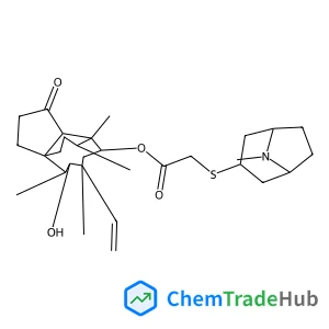 (1S,2R,3S,4S,6R,7R,8R,14R)-3-Hydroxy-2,4,7,14-tetramethyl-9-oxo-4-vinyltricyclo[5.4.3.0~1,8~]tetradec-6-yl {[(3-exo)-8-methyl-8-azabicyclo[3.2.1]oct-3-yl]sulfanyl}acetate