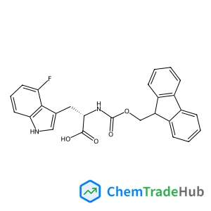 (S)-2-((((9H-fluoren-9-yl)methoxy)carbonyl)amino)-3-(4-fluoro-1H-indol-3-yl)propanoic acid