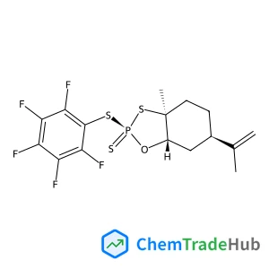 (2S,3aS,6R,7aS)-6-Isopropenyl-3a-methyl-2-[(pentafluorophenyl)sulfanyl]hexahydro-1,3,2-benzoxathiaphosphole 2-sulfide