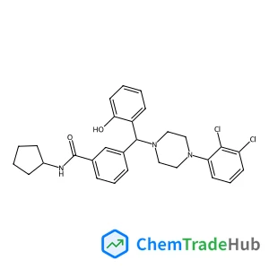 N-Cyclopentyl-3-{[4-(2,3-dichlorophenyl)-1-piperazinyl](2-hydroxyphenyl)methyl}benzamide