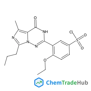 4-Ethoxy-3-(5-methyl-4-oxo-7-propyl-1,4-dihydroimidazo[5,1-f][1,2,4]triazin-2-yl)benzenesulfonyl chloride