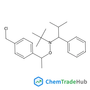 N-{1-[4-(Chloromethyl)phenyl]ethoxy}-2-methyl-N-(2-methyl-2-propanyl)-1-phenyl-1-propanamine