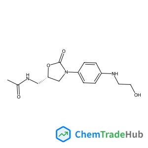 N-{[(5S)-3-{4-[(2-Hydroxyethyl)amino]phenyl}-2-oxo-1,3-oxazolidin-5-yl]methyl}acetamide
