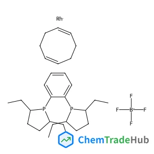 (-)-1,2-Bis((2R,5R)-2,5-diethylphospholano)benzene(1,5-cyclooctadiene)rhodium(I) tetrafluoroborate, Rh(COD)((R,R)-Et-DUPHOS)BF4