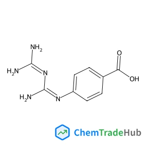 4-(3-Carbamimidoylguanidino)benzoic acid