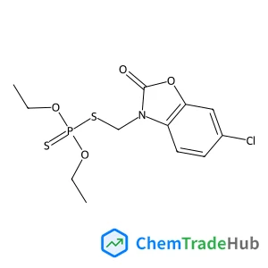 S-[(6-Chloro-2-oxo-1,3-benzoxazol-3(2H)-yl)methyl] O,O-diethyl phosphorodithioate