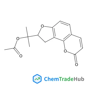 2-[(8S)-2-Oxo-8,9-dihydro-2H-furo[2,3-h]chromen-8-yl]-2-propanyl acetate