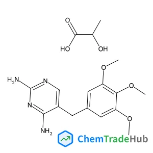 2-Hydroxypropanoic acid - 5-(3,4,5-trimethoxybenzyl)-2,4-pyrimidinediamine (1:1)