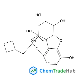 (5alpha,6alpha)-17-(Cyclobutylmethyl)-4,5-epoxymorphinan-3,6,14-triol hydrochloride (1:1)
