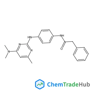 N-(4-{[4-(Dimethylamino)-6-methyl-2-pyrimidinyl]amino}phenyl)-2-phenylacetamide