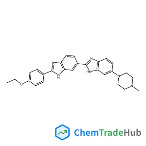 2'-(4-Ethoxyphenyl)-6-(4-methyl-1-piperazinyl)-1H,3'H-2,5'-bibenzimidazole trihydrochloride Chemical_Structure_Of