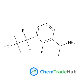 1-{3-[(1R)-1-Aminoethyl]-2-fluorophenyl}-1,1-difluoro-2-methyl-2-propanol