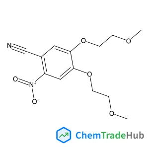 4,5-Bis(2-methoxyethoxy)-2-nitrobenzonitrile