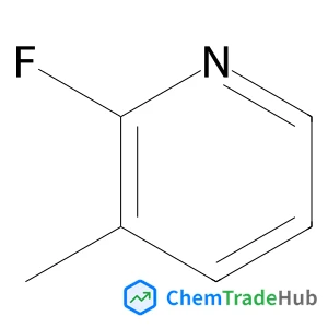 2-Fluoro-3-methylpyridine Chemical_Structure_Of