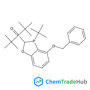 ((2S,3S)-4-(BENZYLOXY)-3-(TERT-BUTYL)-2,3-DIHYDROBENZO[D][1,3]OXAPHOSPHOL-2-YL)DI-TERT-BUTYLPHOSPHINE OXIDE